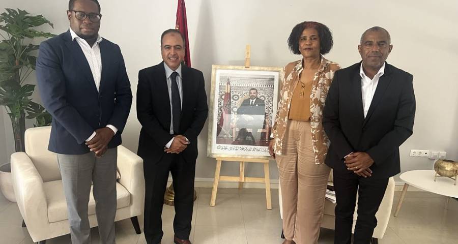 Visita à Embaixada de Marrocos em Cabo Verde